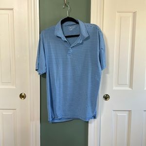 Peter Millar blue stripped polo